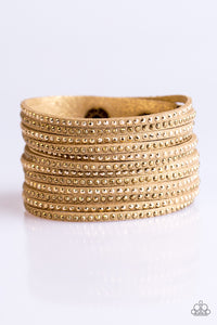 Paparazzi "Brave It Out - Brass" bracelet Paparazzi Jewelry