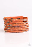 Paparazzi "Brave It Out - Orange" bracelet Paparazzi Jewelry