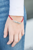 Paparazzi "Brave Spirit - Red" bracelet Paparazzi Jewelry