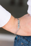 Paparazzi "Brave Spirit - Silver" bracelet Paparazzi Jewelry