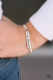 Paparazzi "Brave Spirit - White" bracelet Paparazzi Jewelry