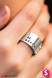 Paparazzi "Bravest Of Them All - Silver" ring Paparazzi Jewelry