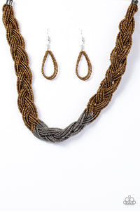 Paparazzi "Brazilian Brilliance" Multi 119XX Necklace & Earring Set Paparazzi Jewelry