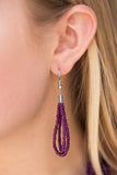 Paparazzi "Brazilian Brilliance" Purple 098XX Necklace & Earring Set Paparazzi Jewelry