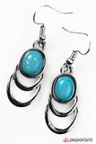 Paparazzi "Break New Ground - Blue" earring Paparazzi Jewelry