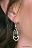 Paparazzi "Break New Ground - Green" earring Paparazzi Jewelry
