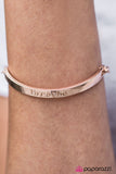 Paparazzi "Breathe Easy" Rose Gold Bracelet Paparazzi Jewelry