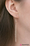 Paparazzi "Breathe In, Breathe Out" Rose Gold Necklace & Earring Set Paparazzi Jewelry