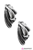 Paparazzi "Bright and Breezy" Silver Clip On Earrings Paparazzi Jewelry
