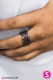 Paparazzi "Bright and Bubbly" Black Ring Paparazzi Jewelry