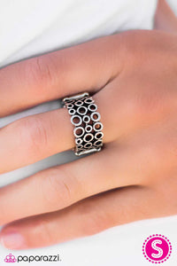 Paparazzi "Bright and Bubbly" Silver Ring Paparazzi Jewelry