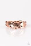 Paparazzi "BRIGHT As A Feather" Copper Ring Paparazzi Jewelry