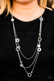 Paparazzi "BRIGHT Here, BRIGHT Now" Green Necklace & Earring Set Paparazzi Jewelry