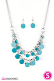 Paparazzi "Bright Horizons" Blue Necklace & Earring Set Paparazzi Jewelry