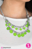 Paparazzi "Bright Horizons" Green Necklace & Earring Set Paparazzi Jewelry