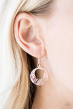 Paparazzi "BRIGHT On! - Rose Gold" earring Paparazzi Jewelry
