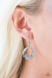Paparazzi "BRIGHT On! - Silver" earring Paparazzi Jewelry