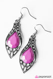 Paparazzi "BRIGHT On Time" Purple Earrings Paparazzi Jewelry