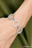 Paparazzi "Bring On The Bubbly - White" bracelet Paparazzi Jewelry