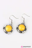 Paparazzi "Bring The Good Times" Yellow Earrings Paparazzi Jewelry