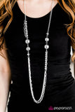 Paparazzi "Broadway Magic" Silver Necklace & Earring Set Paparazzi Jewelry