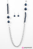 Paparazzi "Broadway Magic" Blue Necklace & Earring Set Paparazzi Jewelry