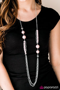 Paparazzi "Broadway Magic" Pink Necklace & Earring Set Paparazzi Jewelry