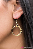 Paparazzi "Bubbly Personality" Brass Earrings Paparazzi Jewelry