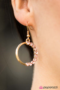 Paparazzi "Bubbly Personality" Gold Earrings Paparazzi Jewelry