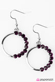 Paparazzi "Bubbly Personality" Purple Earrings Paparazzi Jewelry