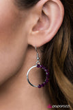 Paparazzi "Bubbly Personality" Purple Earrings Paparazzi Jewelry