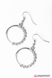 Paparazzi "Bubbly Personality" White Earrings Paparazzi Jewelry