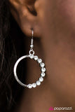 Paparazzi "Bubbly Personality" White Earrings Paparazzi Jewelry