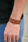 Paparazzi "BUCKLE Fever - Brown" bracelet Paparazzi Jewelry