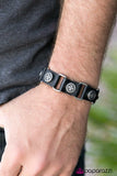 Paparazzi "Buck Up!" Black Urban Bracelet Unisex Paparazzi Jewelry