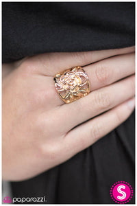 Paparazzi "Budding BLOOMance" Gold Ring Paparazzi Jewelry