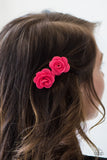 Paparazzi "Bud Out" Pink Hair Clip Paparazzi Jewelry