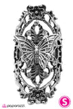 Paparazzi "Burlesque" White RIng Paparazzi Jewelry
