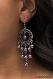 Paparazzi "Burning Skies" Purple Earrings Paparazzi Jewelry