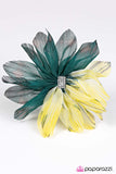 Paparazzi "BUSTLE and Flow" Green Hair Clip Paparazzi Jewelry