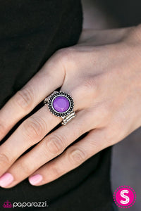 Paparazzi "Busy As A BEAD" Purple Ring Paparazzi Jewelry