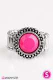 Paparazzi "Busy As A BEAD" Pink Ring Paparazzi Jewelry