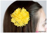 Paparazzi "Busy As A Bee" Yellow Hair Clip Paparazzi Jewelry