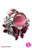 Paparazzi "Butterfly Ball" Pink Ring Paparazzi Jewelry