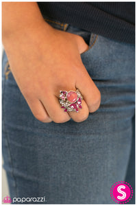Paparazzi "Butterfly Ball" Pink Ring Paparazzi Jewelry