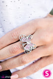 Paparazzi "Butterfly Banquet" Pink Ring Paparazzi Jewelry