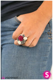 Paparazzi "By Any Other Name - Pink" ring Paparazzi Jewelry