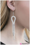 Paparazzi "By Invitation Only" White Earrings Paparazzi Jewelry