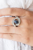 Paparazzi "CACHE Me If You Can - Blue" ring Paparazzi Jewelry