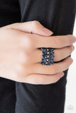 Paparazzi "CACHE Money" Blue Ring Paparazzi Jewelry